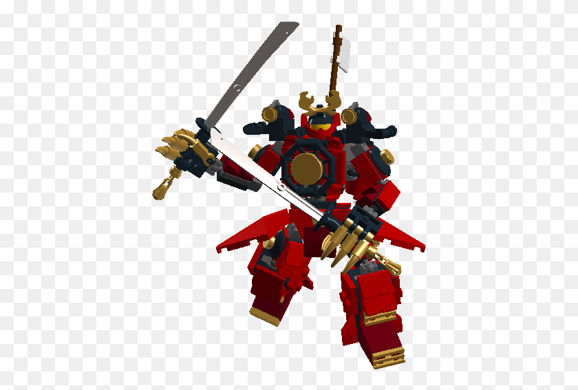 399x507 Samurai Micro Mech Pose 2 Action Figure, Toy, Duel, Knight HD PNG Download