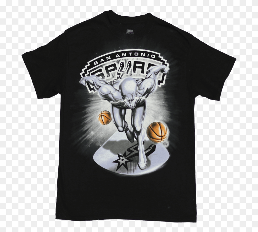 703x695 San Antonio Spurs T Shirt San Antonio Spurs, Clothing, Apparel, T-shirt HD PNG Download
