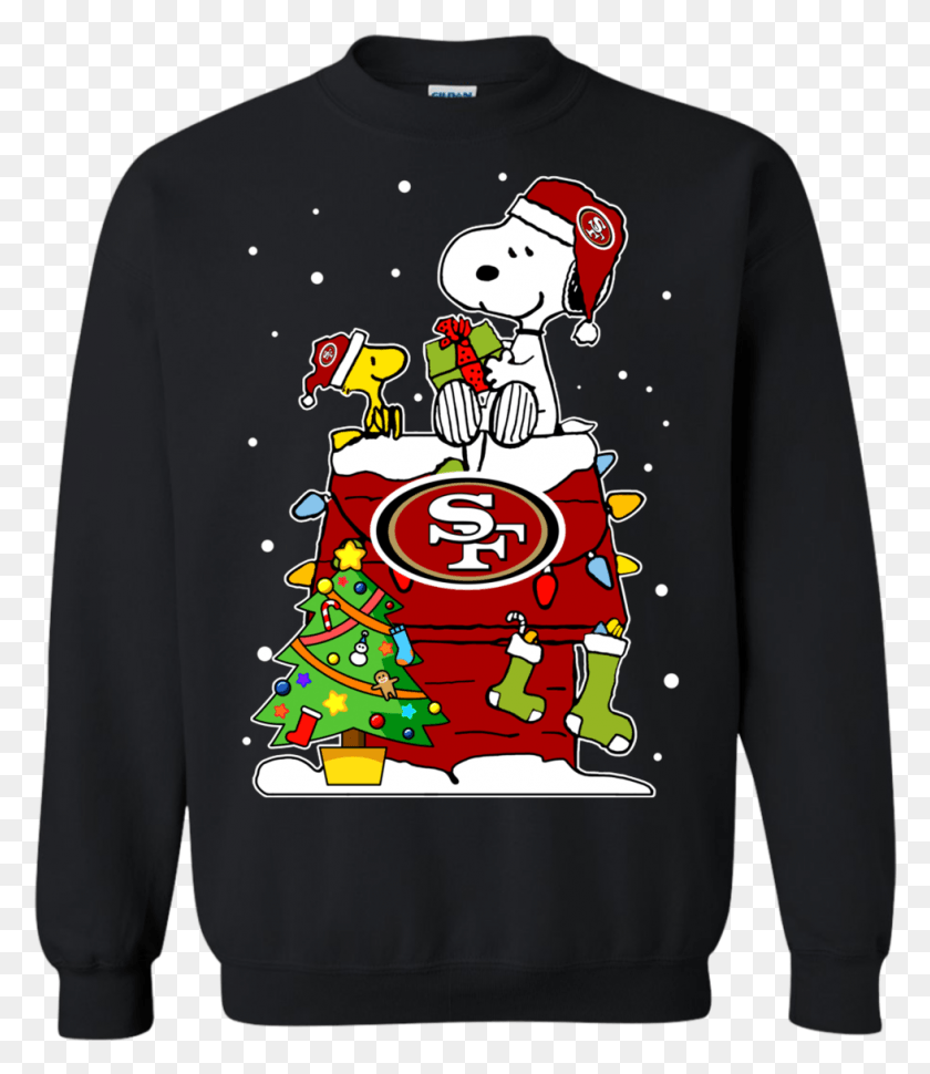 979x1143 Сан-Франциско 49Ers Ugly Christmas Sweaters Snoopy Dallas Cowboys Ugly Christmas, Рукав, Одежда, Одежда Png Скачать