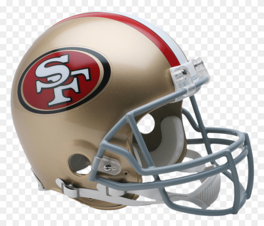 845x714 San Francisco 49ers Vsr4 Authentic Helmet Football Helmet 49ers, Clothing, Apparel, American Football HD PNG Download
