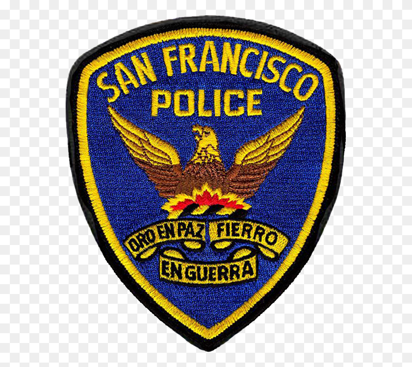 573x689 San Francisco Police Department, Logo, Symbol, Trademark HD PNG Download