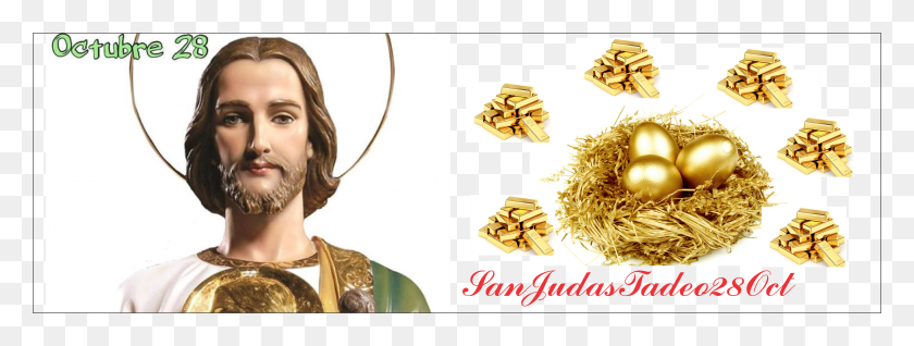 3216x1066 San Judas Tadeo Sculpture, Person, Human, Food HD PNG Download