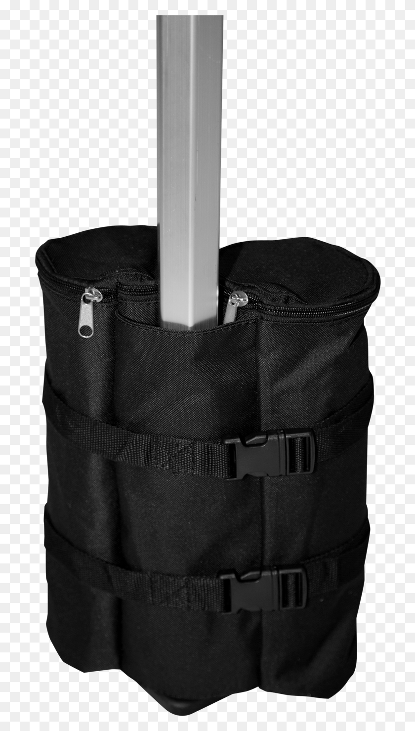 702x1419 Sand Bag Weight Tent Leg Is Securely Weighed Down By Garment Bag, Tote Bag, Bottle, Briefcase HD PNG Download