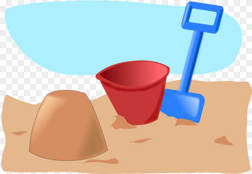 864x597 Sand Castle Clip Art, Smoke Pipe, Device, Bucket, Shovel Transparent PNG