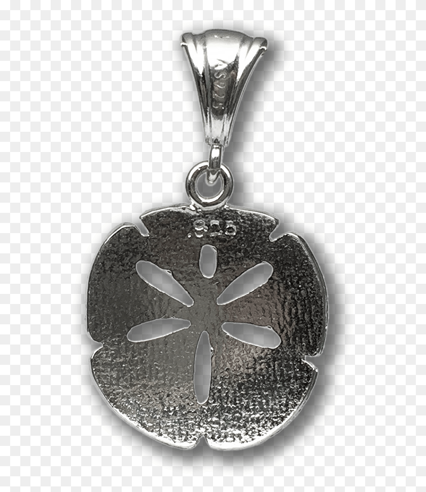 559x911 Кулон Песочный Доллар Медальон, Серебро Hd Png Скачать