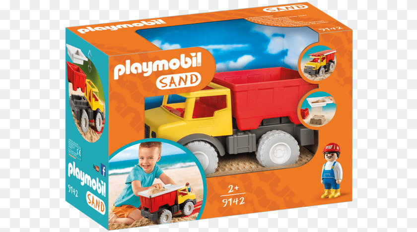 585x468 Sand Dump Truck Playmobil Sand, Boy, Child, Male, Person Transparent PNG