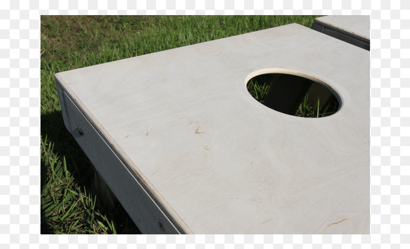 676x451 Sanded And Rounded Edges Of Cornhole Boards Table, Wood, Plywood, Hole HD PNG Download