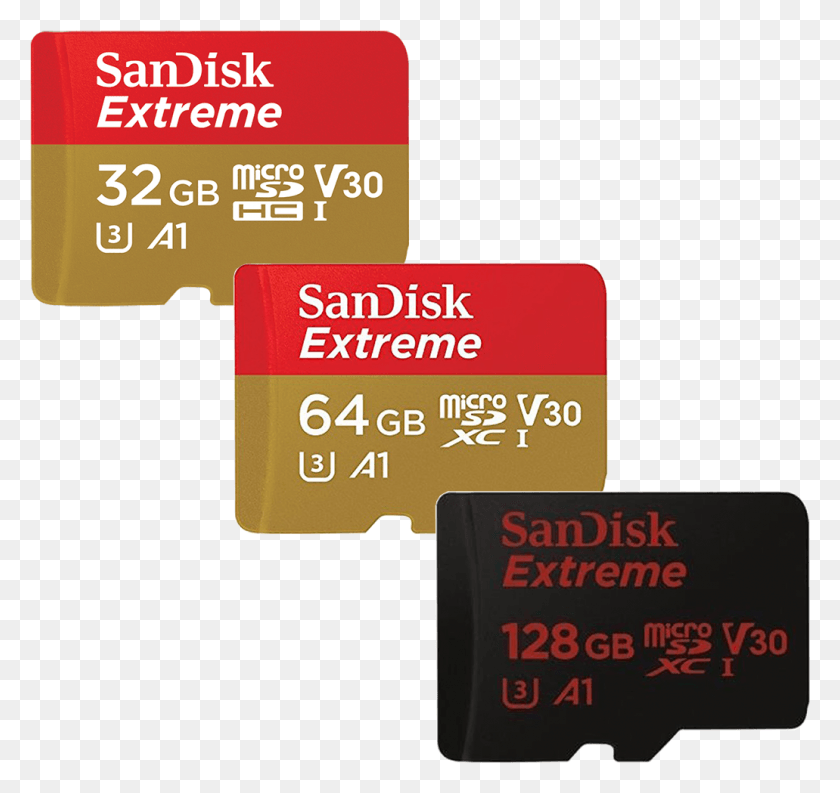 1031x970 Sandisk Extreme V30 A1 Series Gb Micro Sd Memory Card Micro Sd, Text, Credit Card, Electronic Chip HD PNG Download