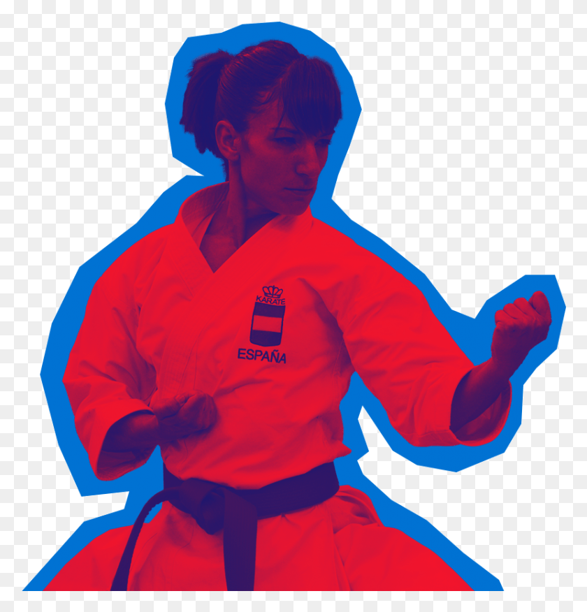 830x869 Sandra Snchez Karate Karate, Person, Human, Judo HD PNG Download