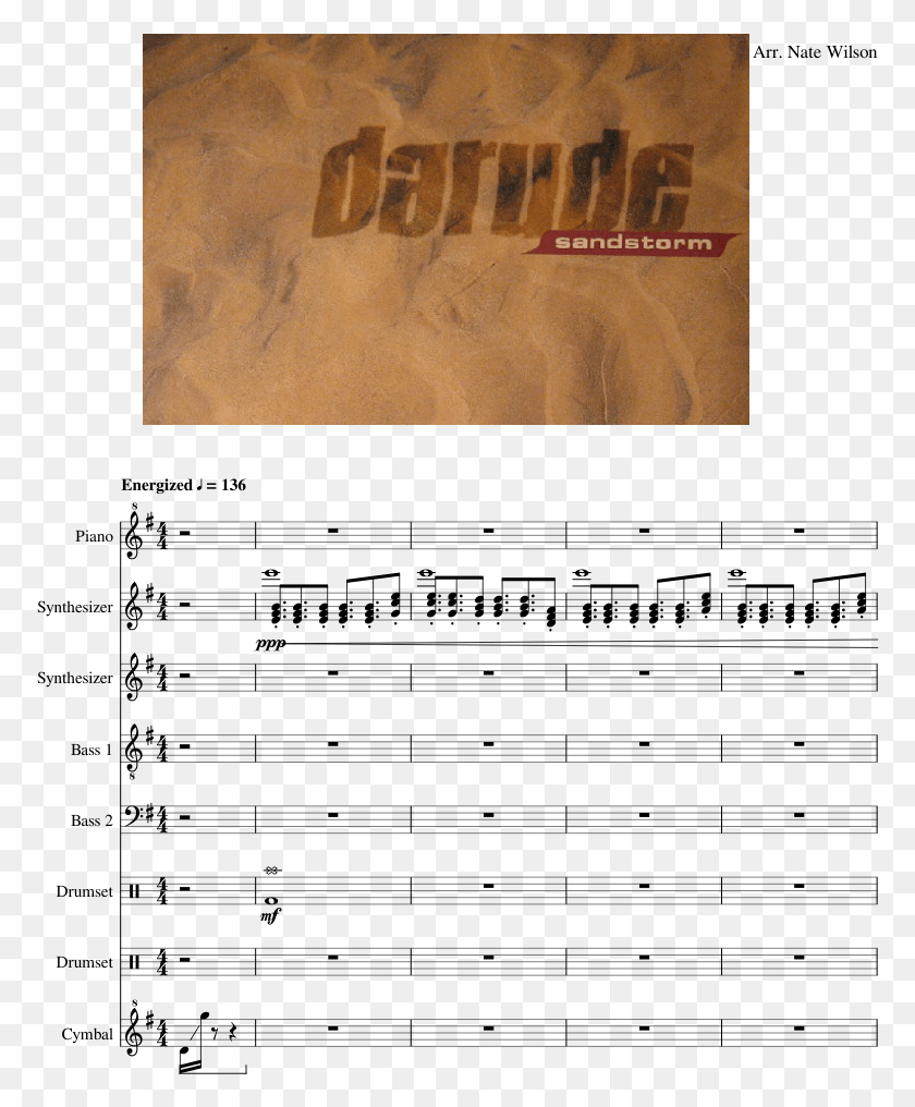 Sandstorm Darude Darude Sandstorm On Guitar, Text, Paper, Advertisement HD PNG Download