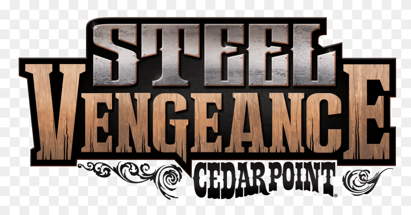 1508x734 Descargar Png Sandusky Ohio Cedar Point 39S Frontiertown Se Transformará Steel Vengeance Cedar Point Logo, Word, Texto, Alfabeto Hd Png