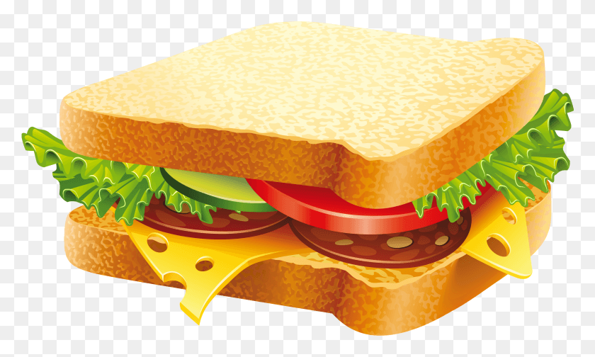 2914x1659 Sandwich Clipart, Food, Bread, Birthday Cake HD PNG Download