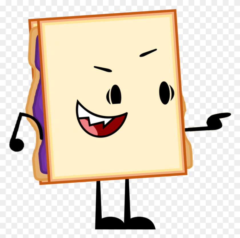 887x880 Sandwich Clipart Bfdi Peanut Butter And Jelly Sandwich, Label, Text, Box HD PNG Download