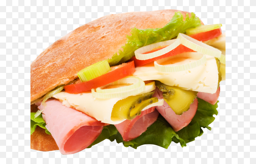 640x480 Sandwich Clipart Transparent Background Junk Food, Food, Burger, Bread HD PNG Download