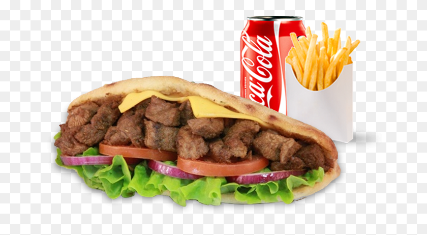 662x402 Sandwich Frite Coca Cola, Food, Fries, Burger HD PNG Download
