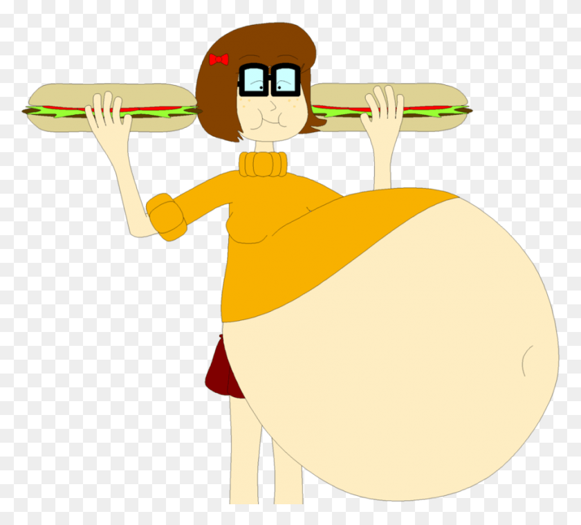 905x812 Sandwich Stuffing Velma By Angry Cartoon, Fencing, Sport, Sports HD PNG Download