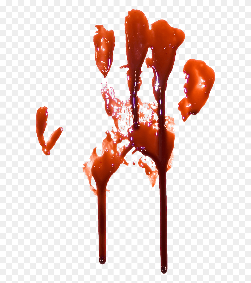600x887 Пел Реалистичная Капающая Кровь Кровь Отпечаток Руки Прозрачный Фон, Человек, Человек, Животное Hd Png Скачать