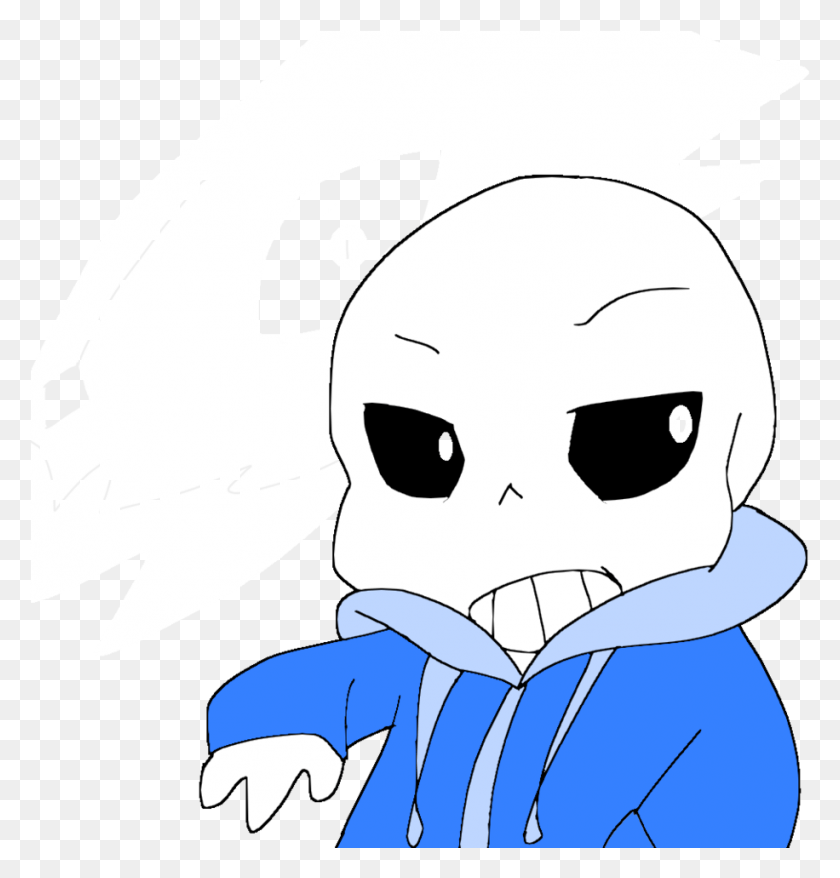 916x961 Sans With Gaster Blaster Cartoon, Pirate, Symbol, Doodle HD PNG Download
