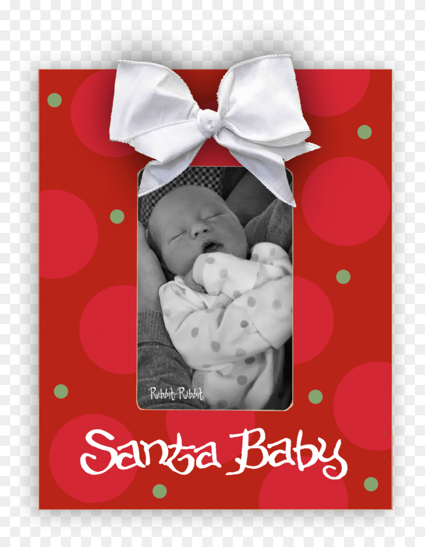 891x1166 Santa Baby Cardinal Christmas Card, Newborn, Person, Human HD PNG Download