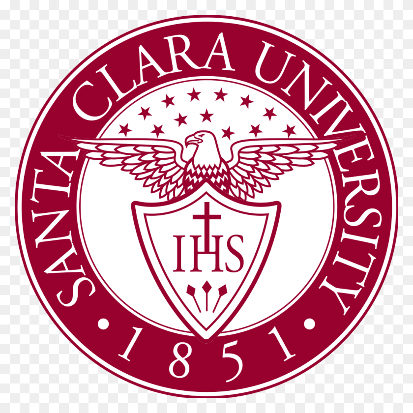 1024x1024 Santa Clara University Logo Santa Clara University Emblem, Symbol, Trademark, Badge HD PNG Download