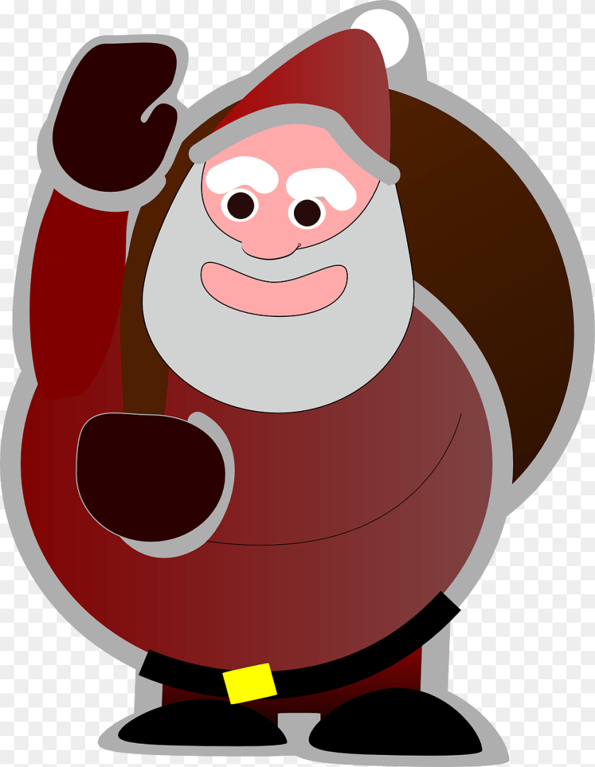 992x1280 Santa Claus, Face, Head, Person, Cartoon PNG