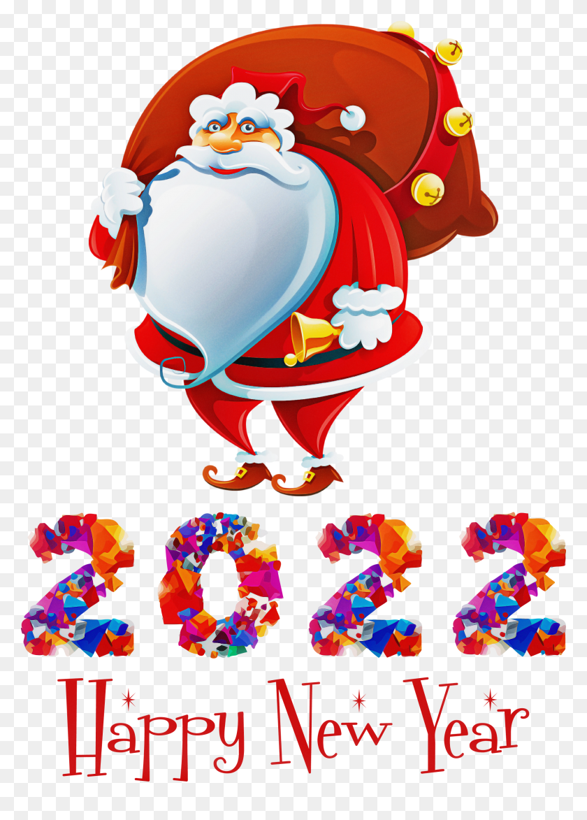 2100x2999 Santa Claus 2022 New Year HD PNG Download