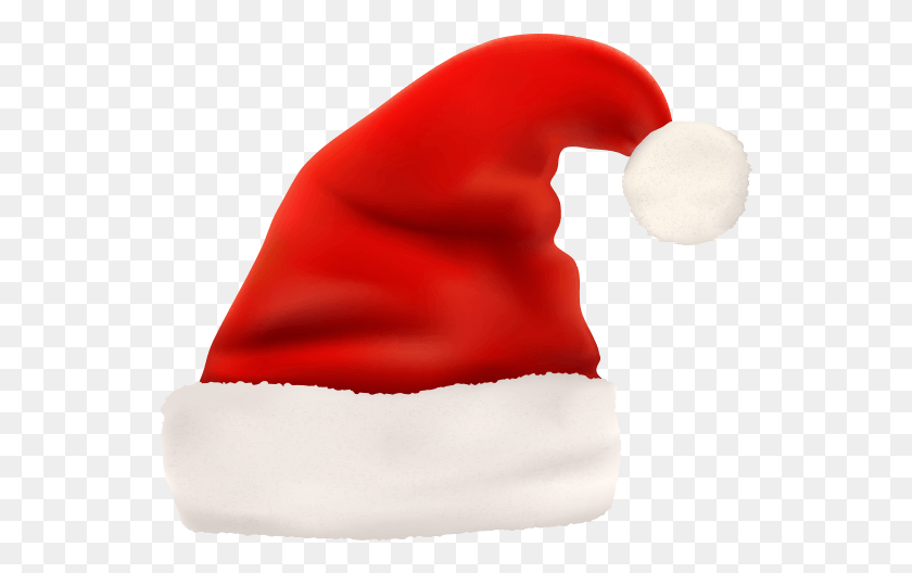 546x468 Santa Claus Christmas Hat Bonnet, Clothing, Apparel, Sweets HD PNG Download