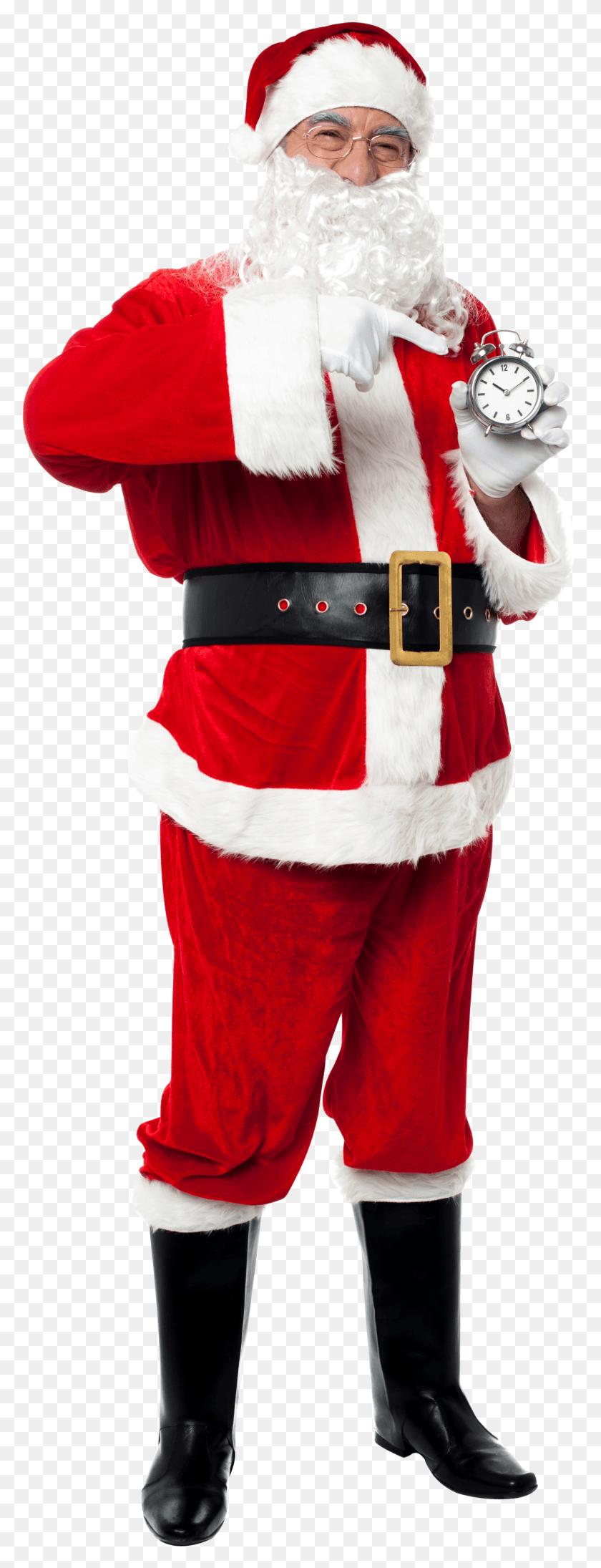 1408x3845 Santa Claus Free Commercial Use Image Standing Santa, Sleeve, Clothing, Apparel HD PNG Download