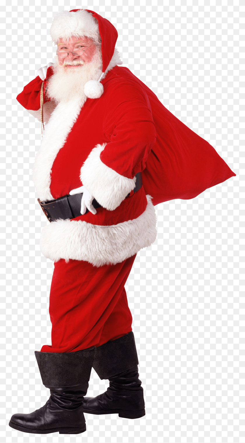 1871x3506 Санта-Клаус Бесплатно Настоящий Санта-Клаус Прозрачный Фон, Человек, Человек, Одежда Hd Png Скачать