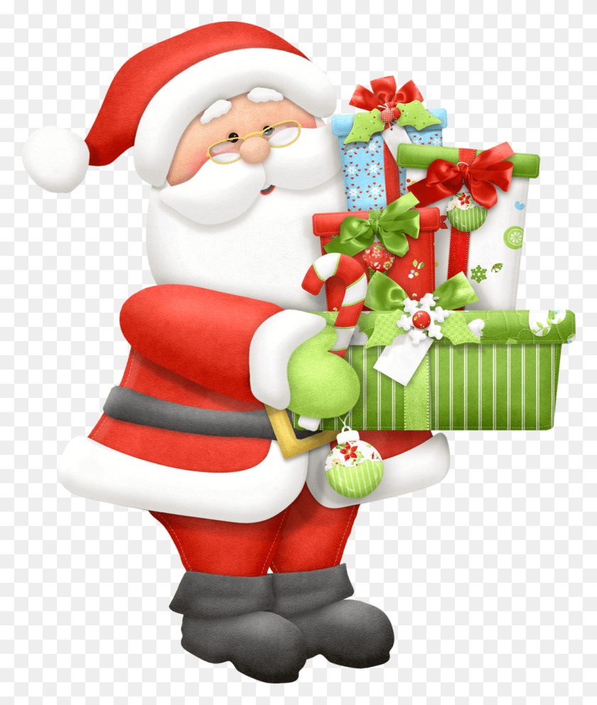 1071x1280 Santa Claus Good Morning, Gift, Snowman, Winter HD PNG Download