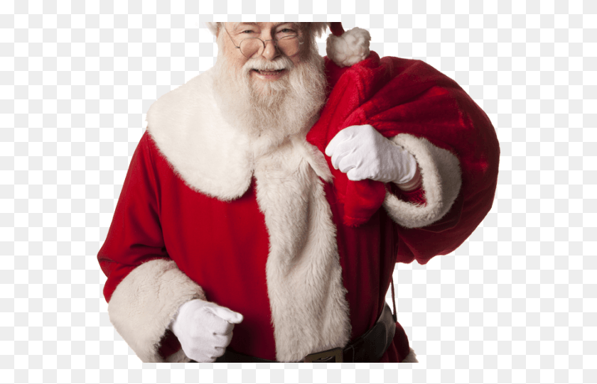 571x481 Santa Claus Transparent Images Santa Claus Calling Iphone, Clothing, Apparel, Person HD PNG Download
