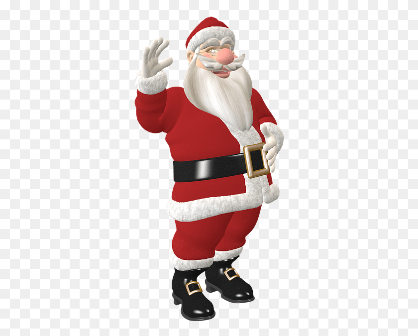 306x615 Санта-Клаус Обои Санта-Клаус Обои Длинные, Скоба, Одежда, Одежда Hd Png Скачать