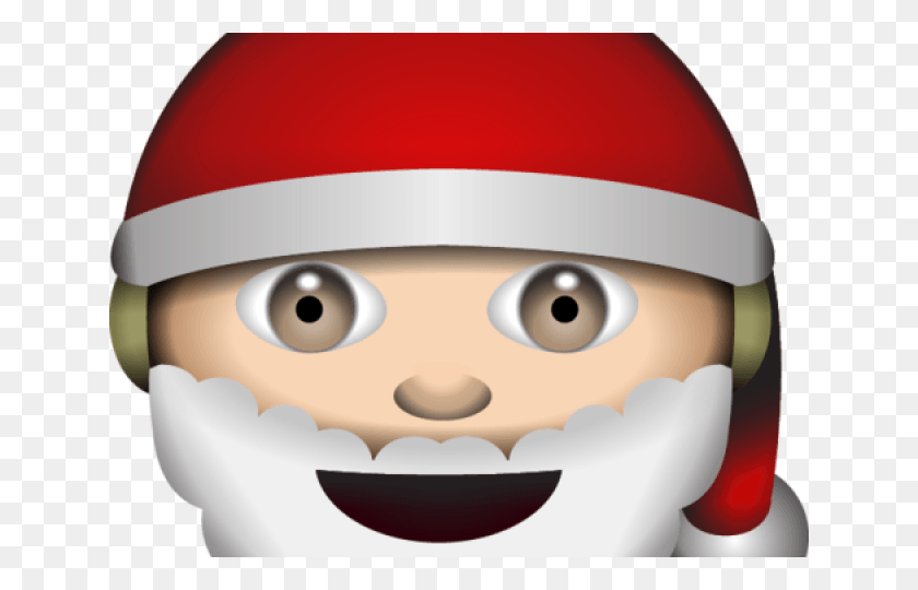 640x480 Santa Clipart Emoji Emoji Santa Claus, Bakery, Shop, Helmet HD PNG Download