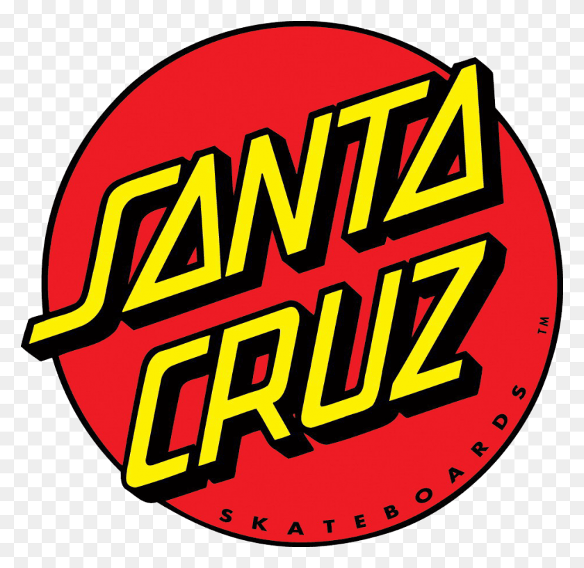 Santa Cruz Skateboards, Label, Text, Sticker HD PNG Download – Stunning ...