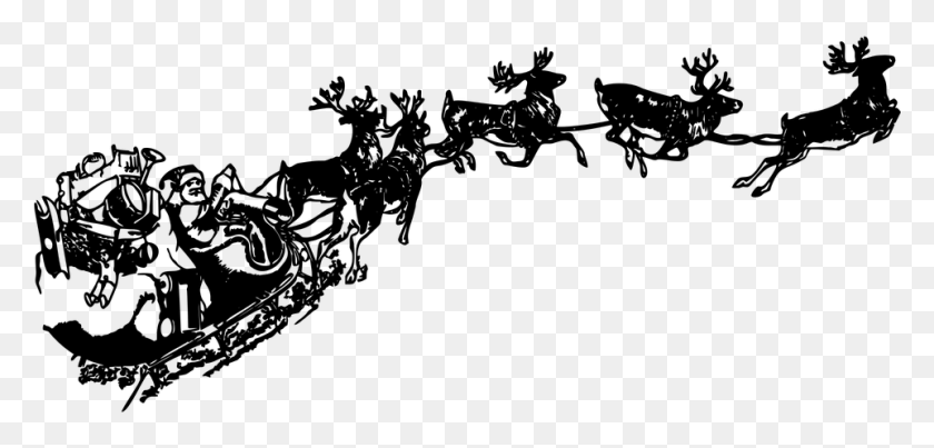 961x423 Santa Granted Permission To Enter Irish Airspace From Santa Claus Sleigh Transparent, Gray, World Of Warcraft HD PNG Download