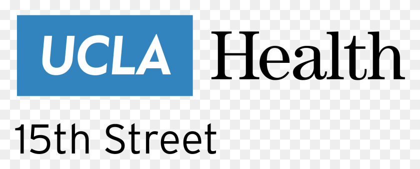 1952x700 Santa Monica 15th Street Ucla Health, Text, Logo, Symbol HD PNG Download