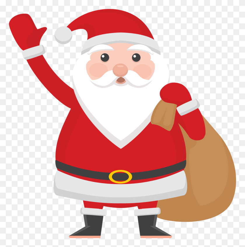 1119x1128 Santa Santa Claus Illustration, Snowman, Winter, Snow HD PNG Download