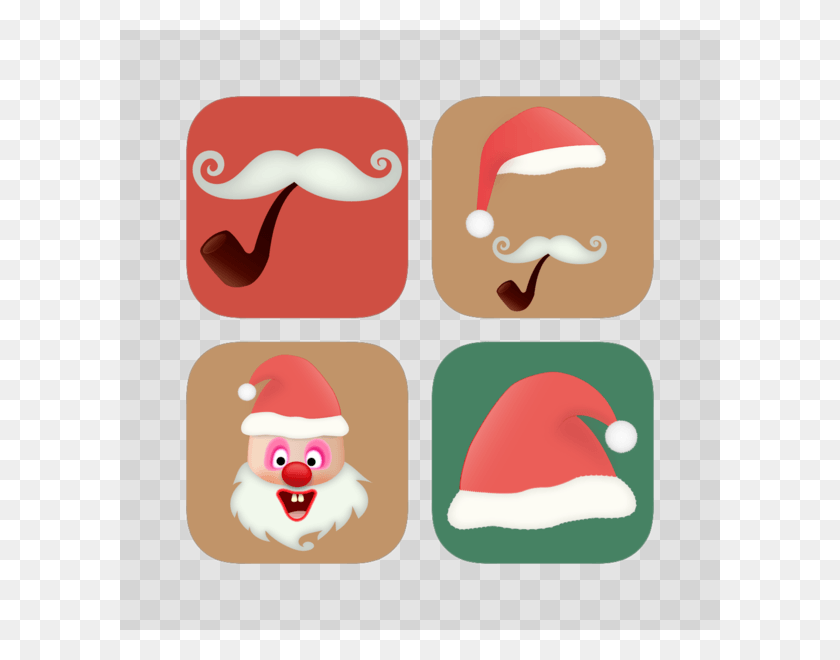 600x600 Santa Sticker Pack Bundle On The App Store Cartoon, Label, Text, Food HD PNG Download