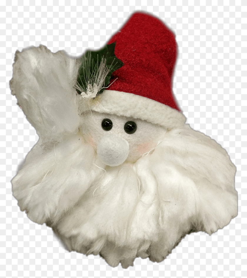 1024x1163 Santaclaus Head Doll Santa Jolly Christmas Ornament Santa Claus, Clothing, Apparel, Snowman HD PNG Download