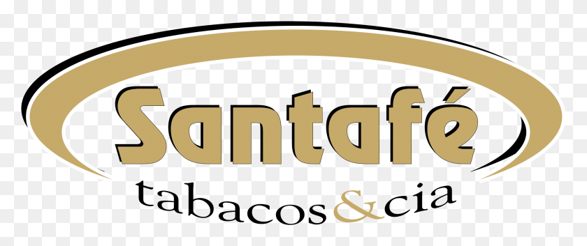 2206x831 Png Логотип Santafe Tabacos Amp Cia, Текст, Этикетка, Алфавит Png Скачать