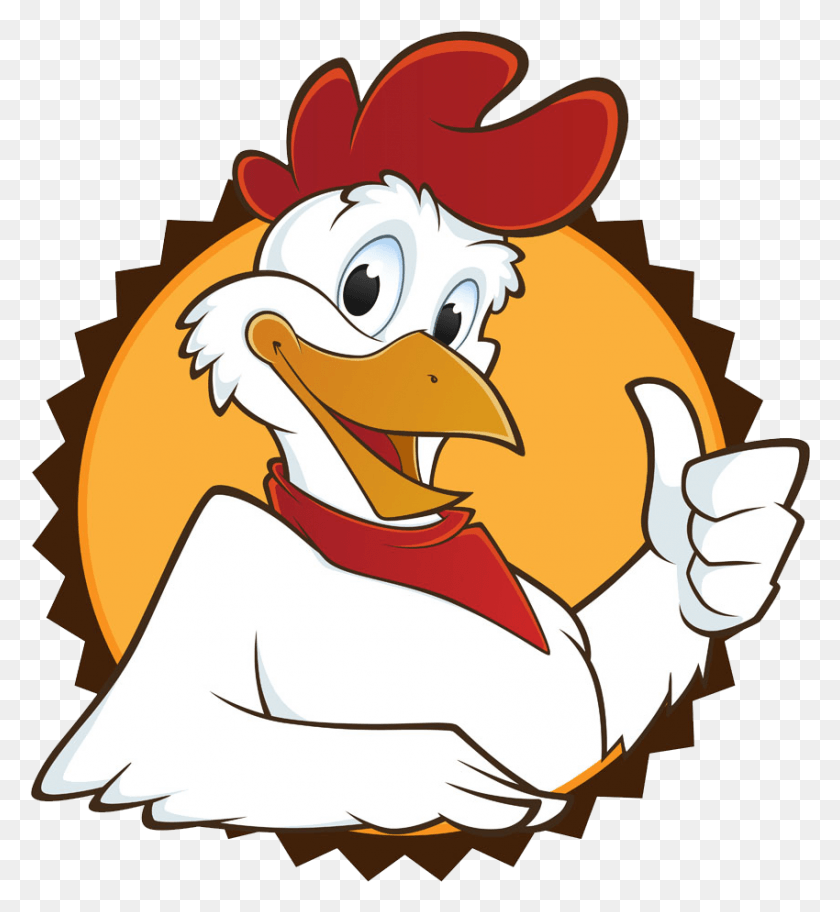 850x929 Santas Workshop Clipart Chicken Cartoon, Bird, Animal, Poultry HD PNG Download