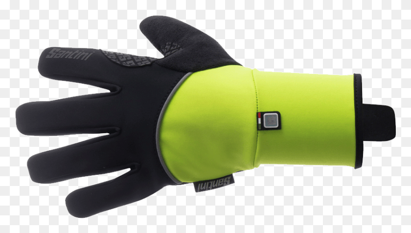 825x440 Santini Deep Doubl Layer Winter Glove Hand, Clothing, Apparel HD PNG Download