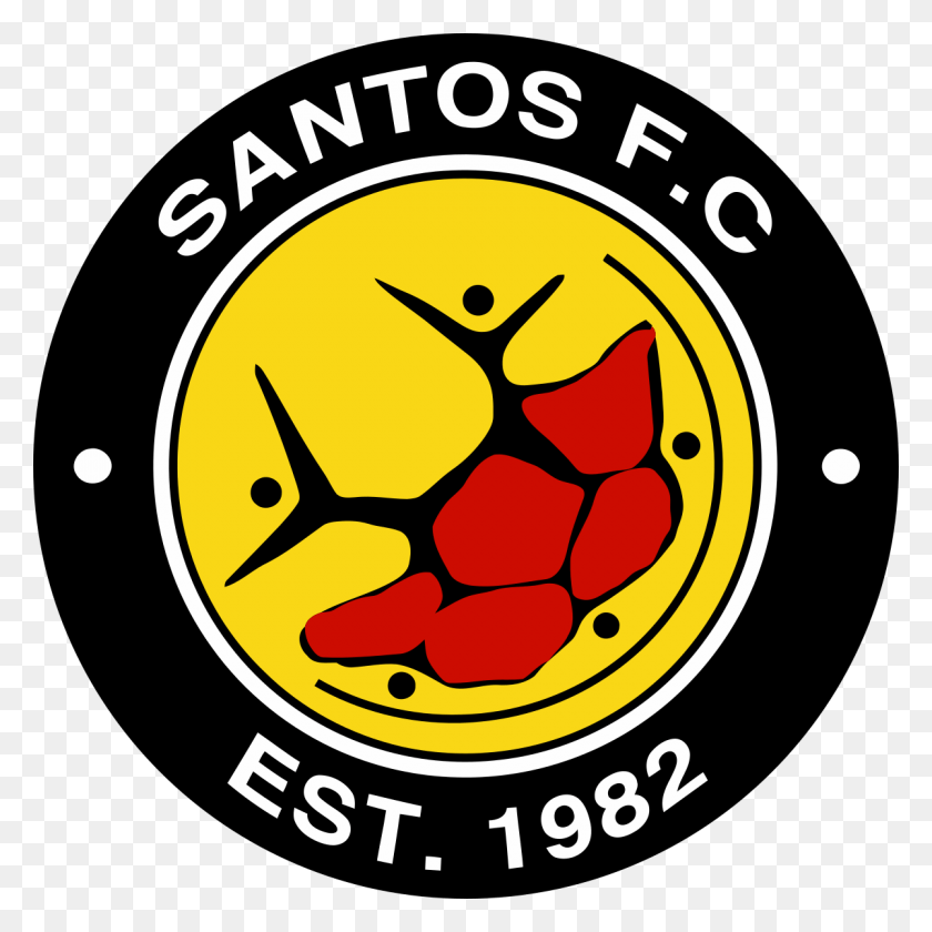 1200x1200 Santos Fc Sudáfrica Logotipo, Símbolo, Marca Registrada, Texto Hd Png
