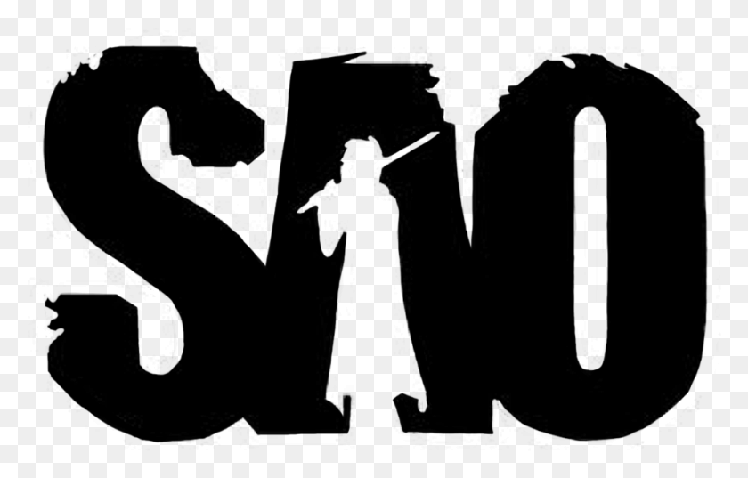 985x603 Логотип Sao Sword Art Online, Серый, World Of Warcraft Hd Png Скачать