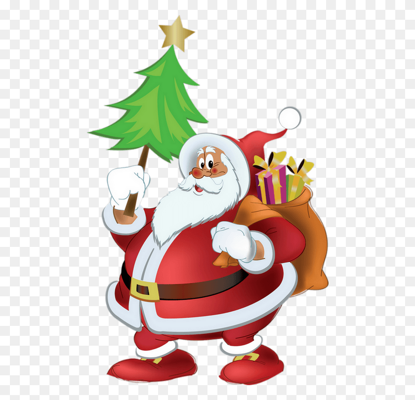 490x750 Sapin Et Papa Noel Clipart, Meal, Food, Dish HD PNG Download