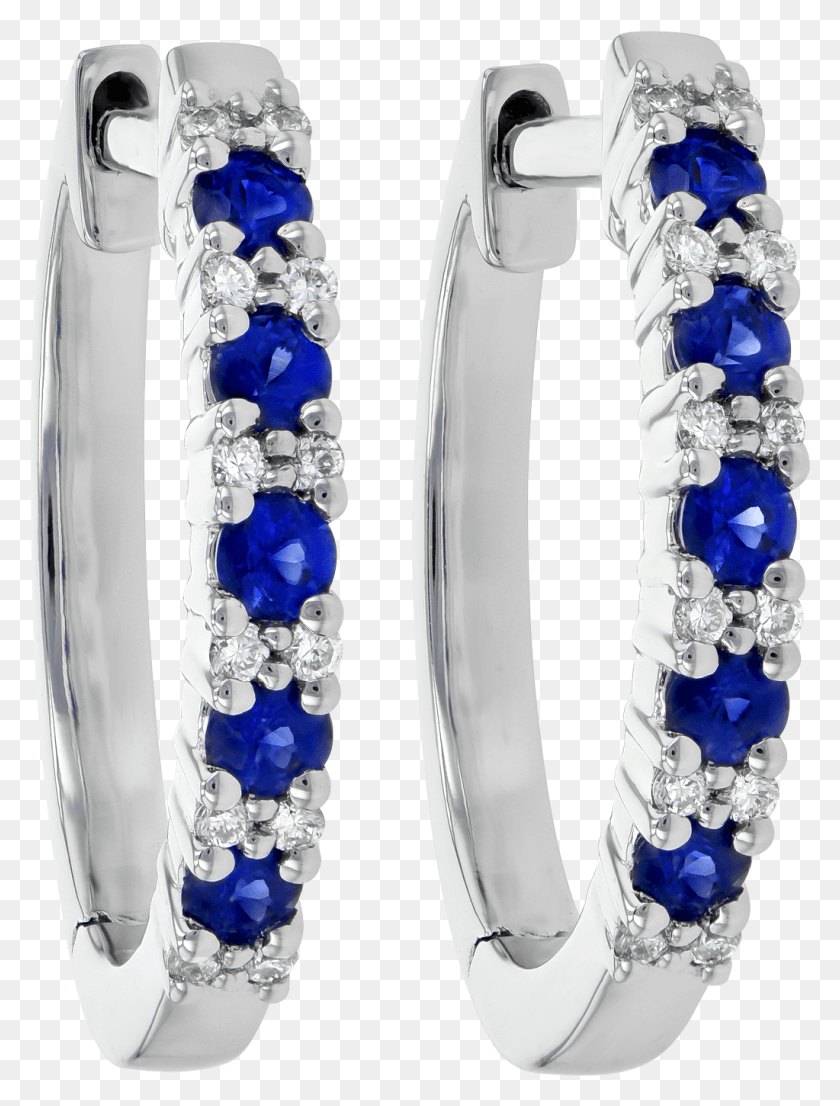 1023x1372 Sapphire And Diamond Hoop Earrings Diamond, Accessories, Accessory, Jewelry HD PNG Download
