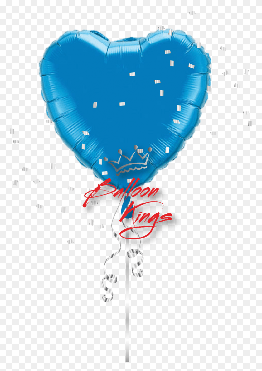 783x1132 Sapphire Blue Heart Heart, Balloon, Ball, Paper HD PNG Download