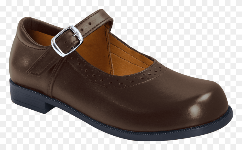 1375x813 Sara Brown Buckle Leather School Shoe Buy Brown School Shoes, Clothing, Apparel, Footwear HD PNG Download