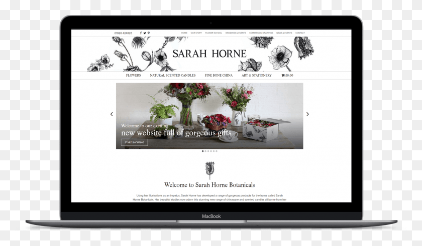 1757x973 Sarah Horne Ecommerce Website, Monitor, Screen, Electronics HD PNG Download