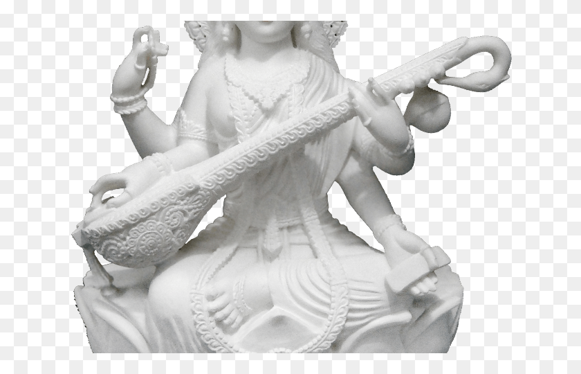 640x480 Статуя Сарасвати На Прозрачном Фоне, Статуэтка, Человек, Человек Hd Png Скачать